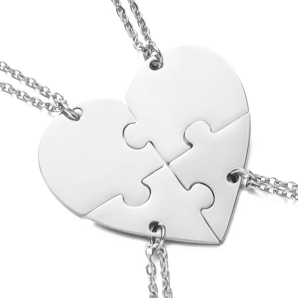 Forever Heart Puzzle Necklace