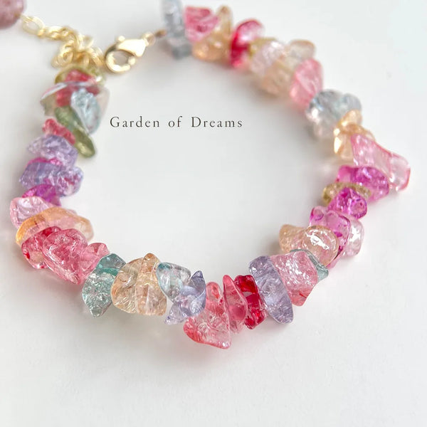 Colorful Crystal Charm Bracelet