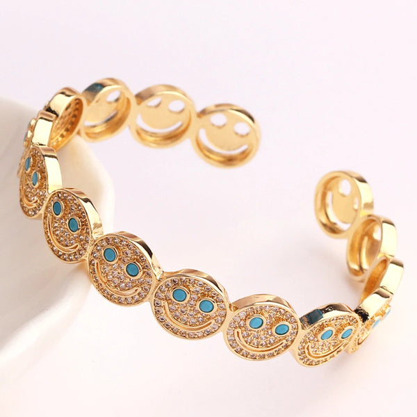 Sparkling Smiley Bracelet