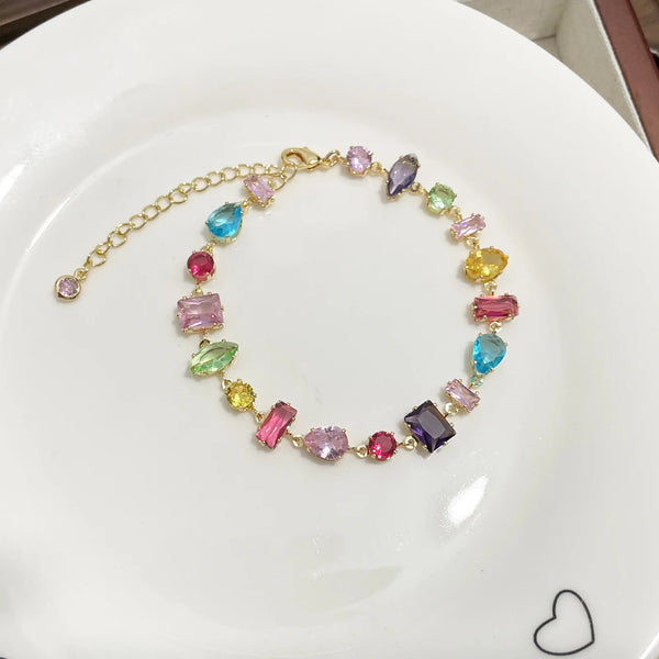 Colorful Sparkle Tennis Bracelet