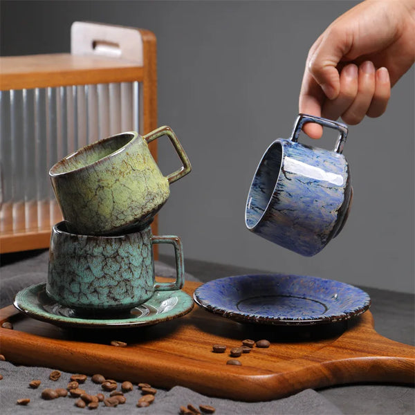 Elegant Japanese Ceramic Mug Set