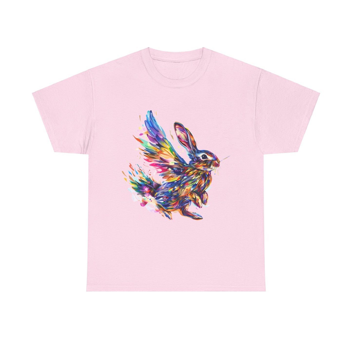 Flying Rabbit T-Shirt Random Leap Sky High Adventure Tee