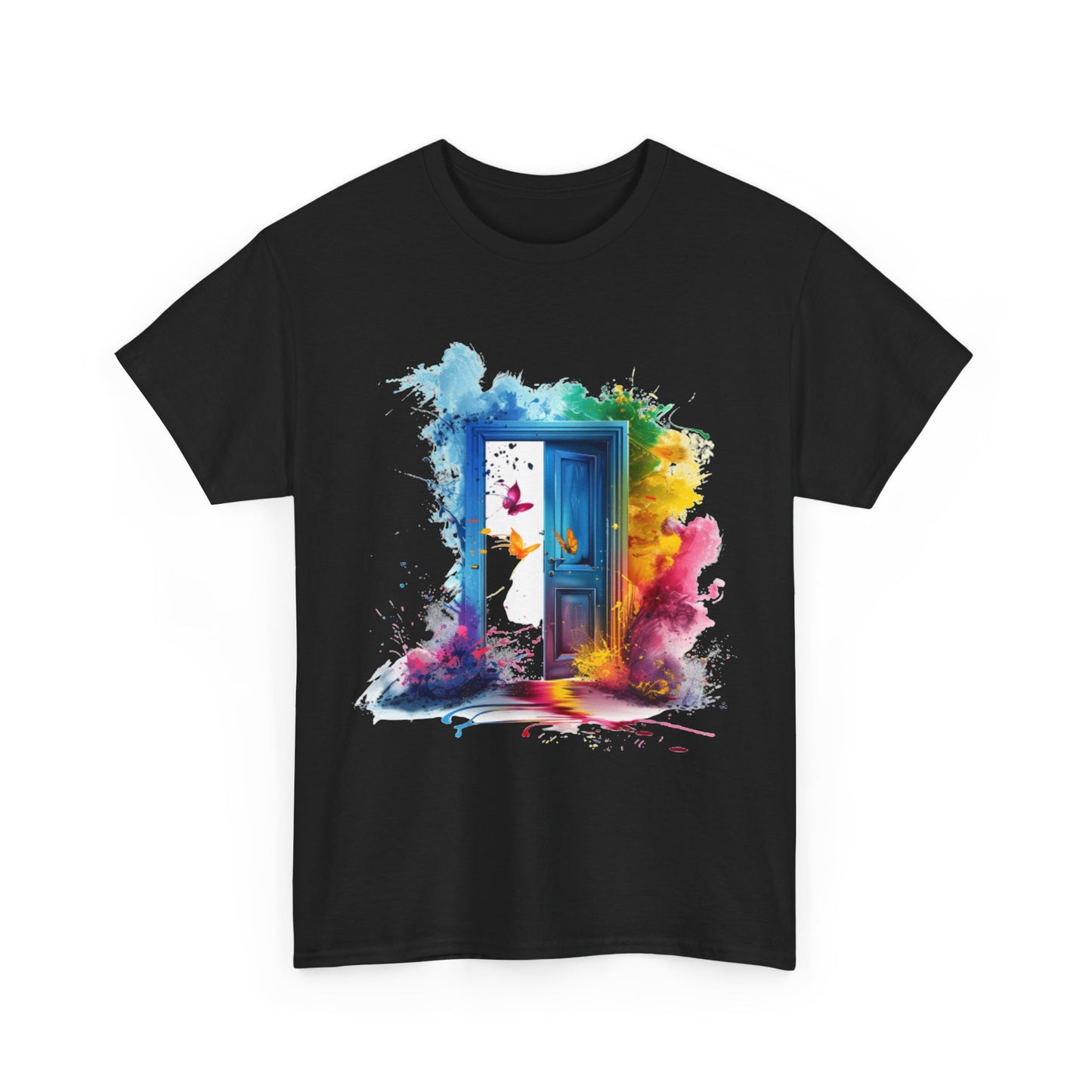 Flying Door T-Shirt Random Portal To Adventure Graphic Tee