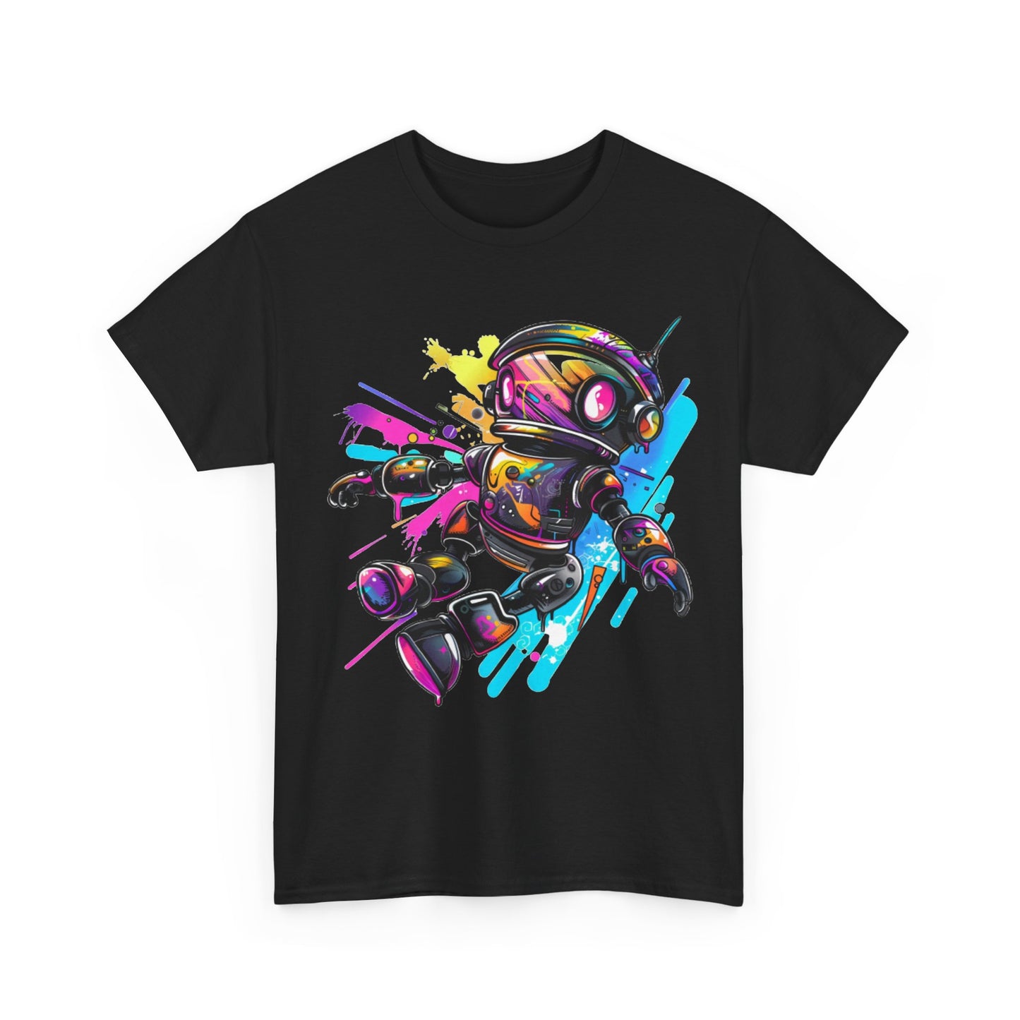 Flying Robot T-Shirt Random Sky Soaring Circuit Design For Sci-Fi Fans