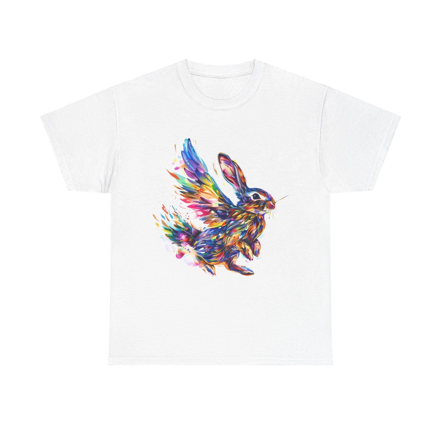 Flying Rabbit T-Shirt Random Leap Sky High Adventure Tee