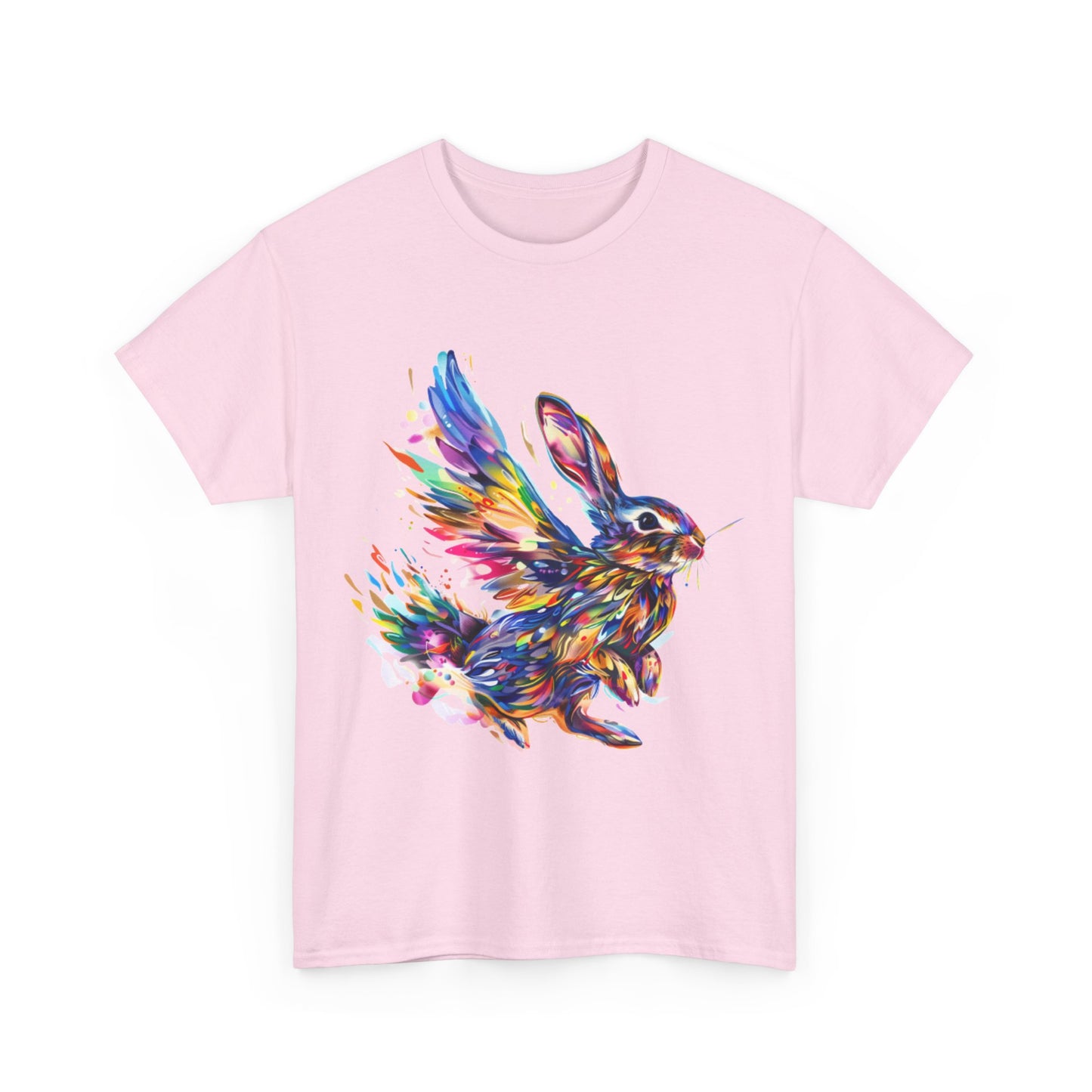 Flying Rabbit T-Shirt Random Leap Sky High Adventure Tee