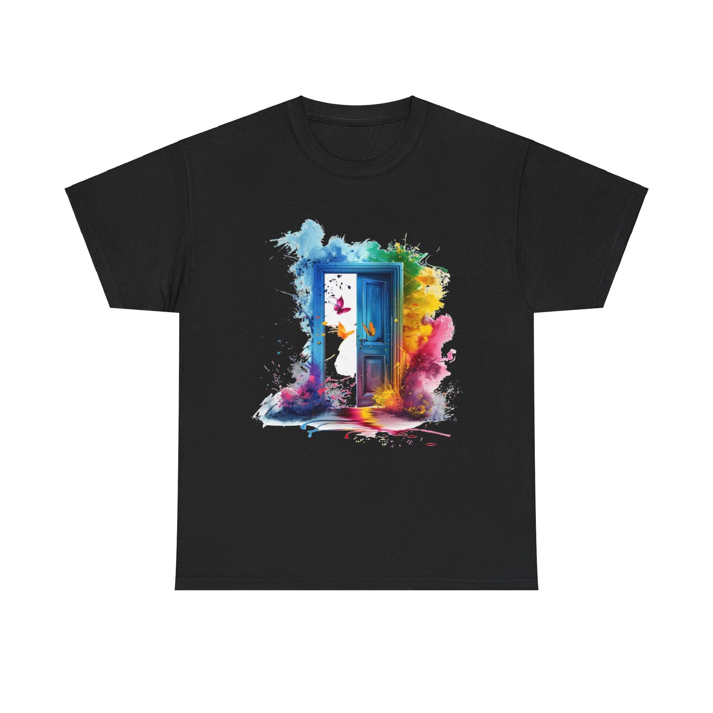 Flying Door T-Shirt Random Portal To Adventure Graphic Tee