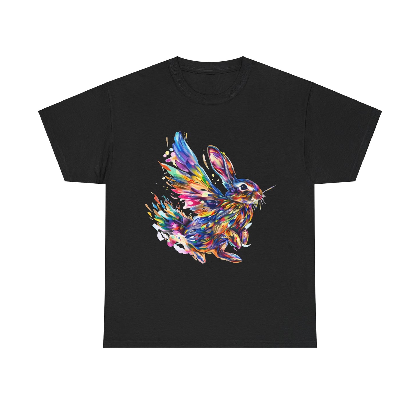 Flying Rabbit T-Shirt Random Leap Sky High Adventure Tee