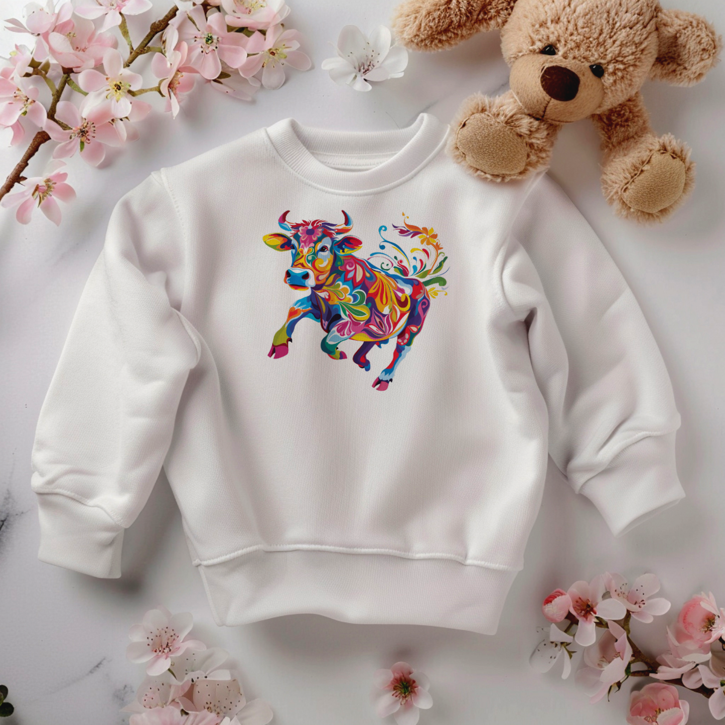 Flying Cow Sweatshirt Random Sky High Adventures Pullover