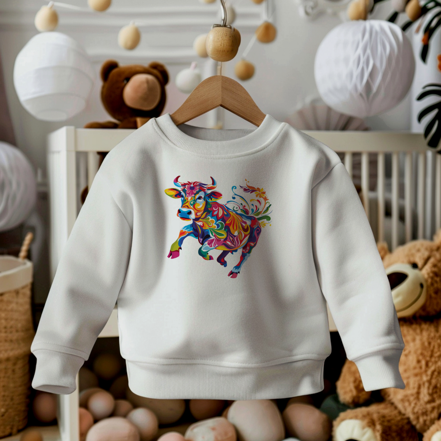 Flying Cow Sweatshirt Random Sky High Adventures Pullover