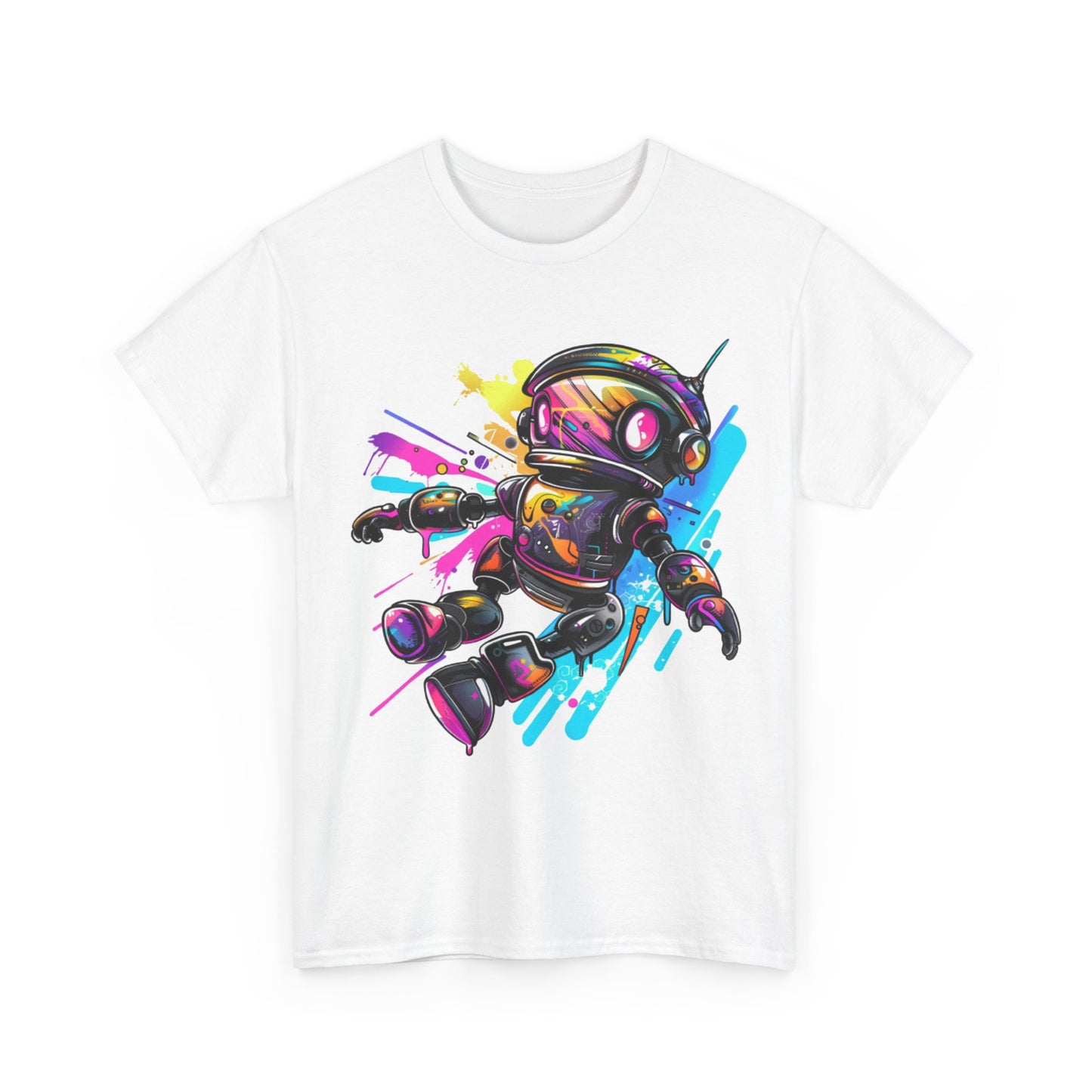 Flying Robot T-Shirt Random Sky Soaring Circuit Design For Sci-Fi Fans