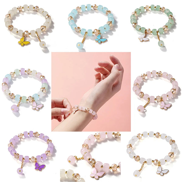 Elegant Butterfly Charm Bracelet