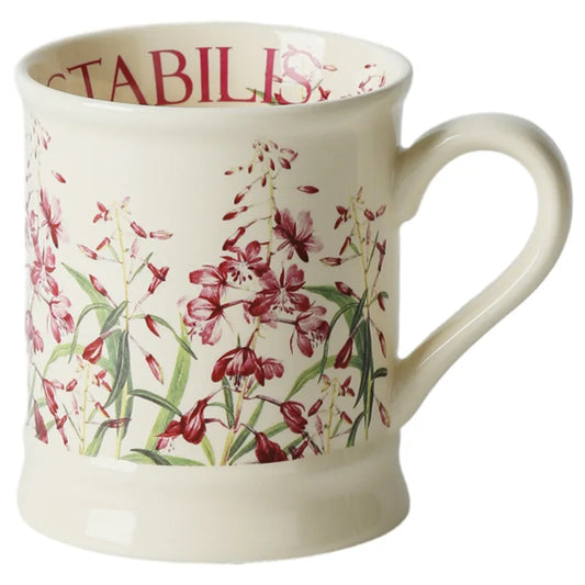 Elegant Ceramic Flower Mugs