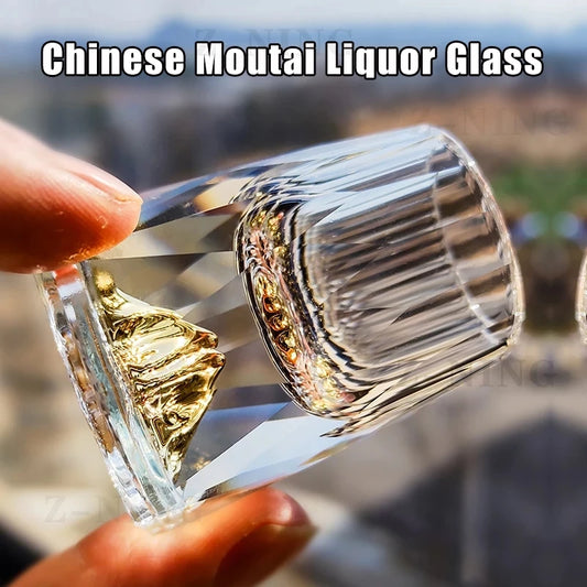 Elegant Crystal Spirit Glass