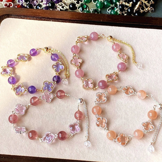 Elegant Crystal Charm Bracelet