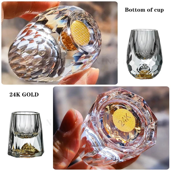 Elegant Crystal Spirit Glass