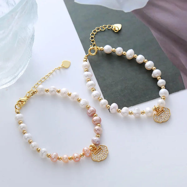 Timeless Pearl Charm Bracelet