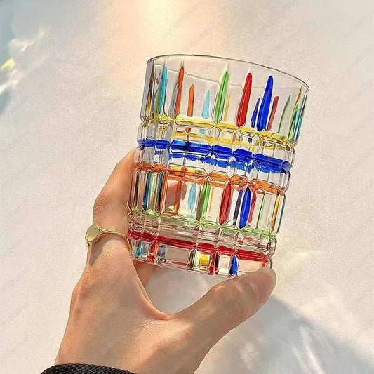 Chic Retro Glass Coffee Cup