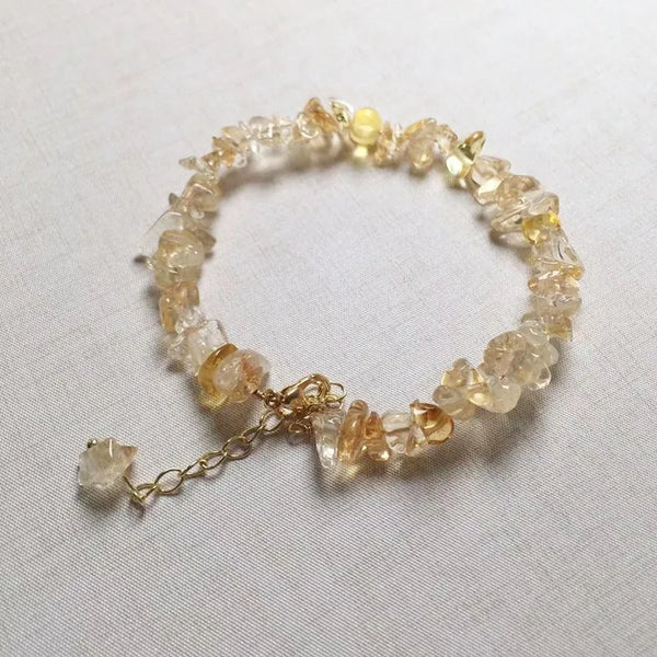 Charming Citrine Crystal Bracelet