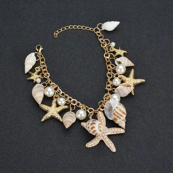 Starfish Charm Beach Bracelet