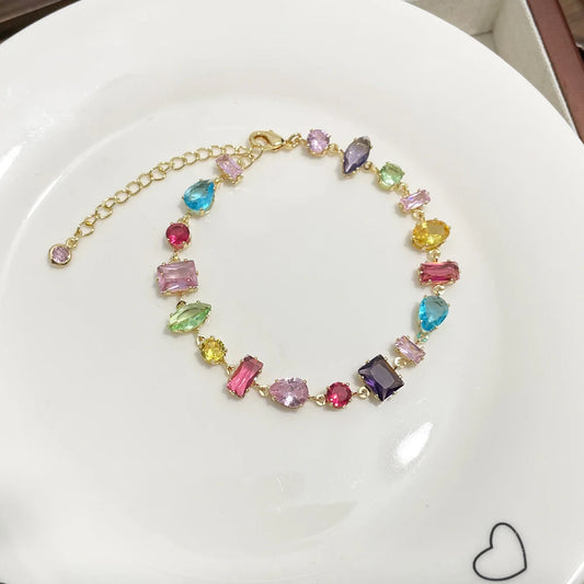 Colorful Sparkle Tennis Bracelet