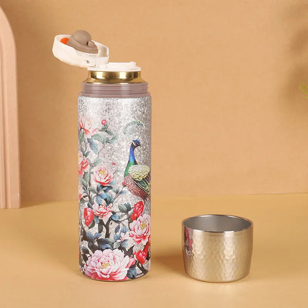 Elegant Titanium Tea Thermos