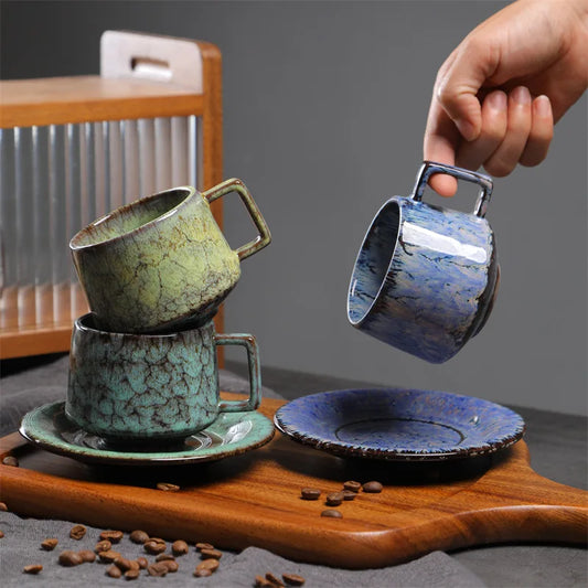Elegant Japanese Ceramic Mug Set